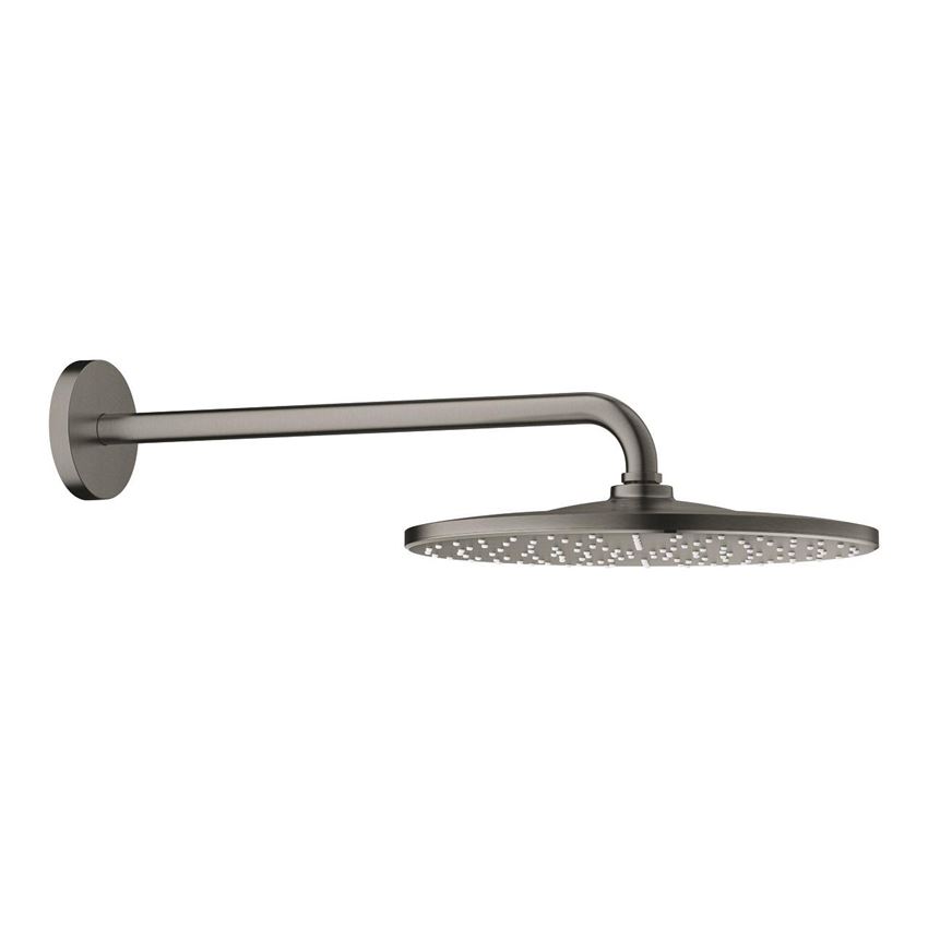 Deszczownica z ramieniem 42,2 cm 1 strumień brushed hard graphite Grohe Rainshower Mono 310