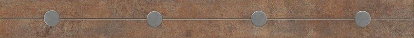 Listwa 5,5x59,8 cm Cersanit Steel brown border modern