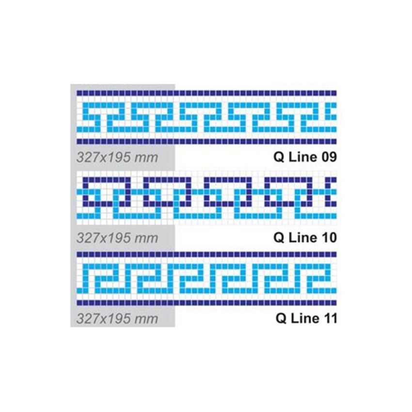 Mozaika 32,7x19,5 cm Dunin Q Design/Lines Q Line 09-11