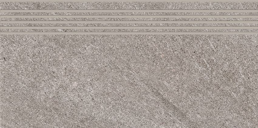 Płytka stopnicowa 29,8x59,8 cm Cersanit Bolt  light grey