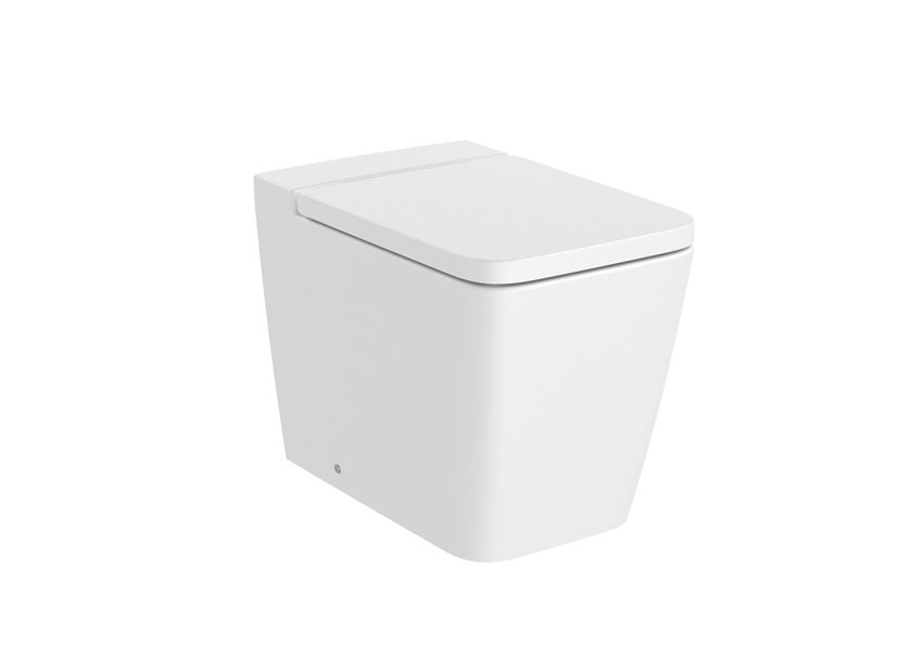 Miska WC stojąca Square Rimless 36x56x40 cm biały mat Roca Inspira