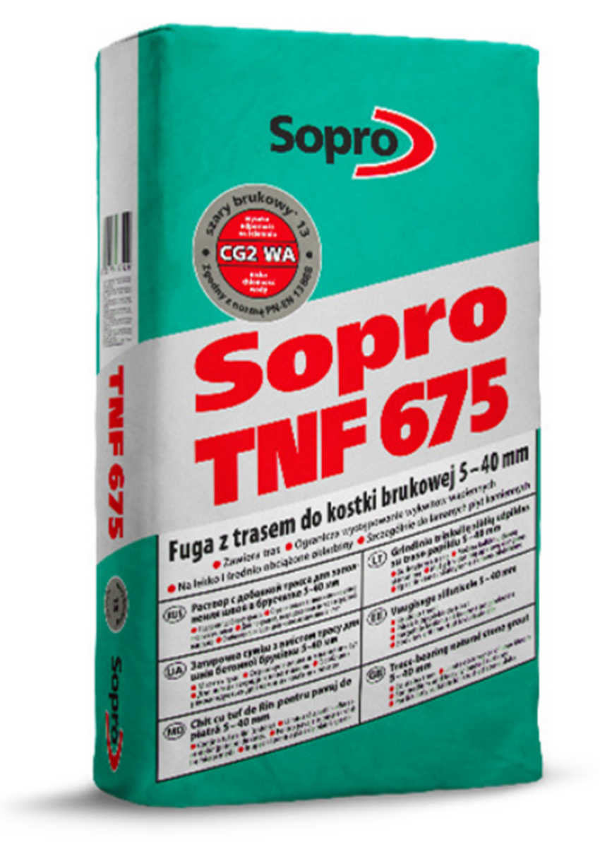 Fuga do kamienia naturalnego Sopro TNF 675/25