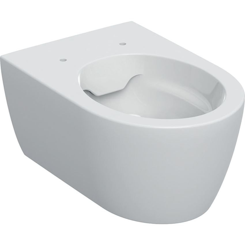 Miska WC wisząca Rimfree ukryte mocowania bez deski biała/KeraTect Geberit iCon