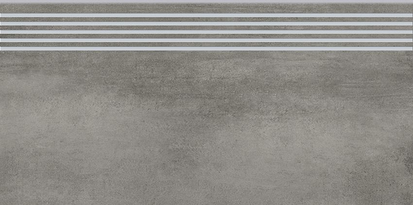 Płytka stopnicowa 29,8x59,8 cm Opoczno Grava Grey Steptread