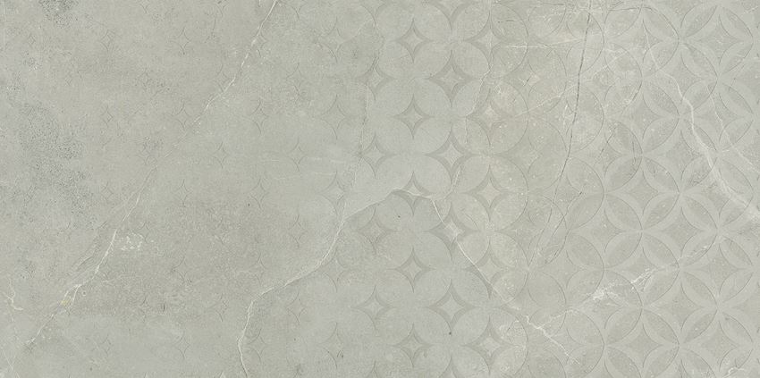 Płytka dekoracyjna 29,8x59,8 cm Paradyż Fillstone Grey Ściana Rekt. Dekor Mat
