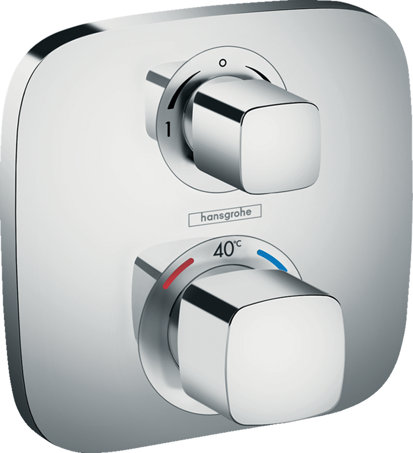 Bateria termostatyczna do 2 odbiorników montaż podtynkowy element zewnętrzny Hansgrohe Ecostat E