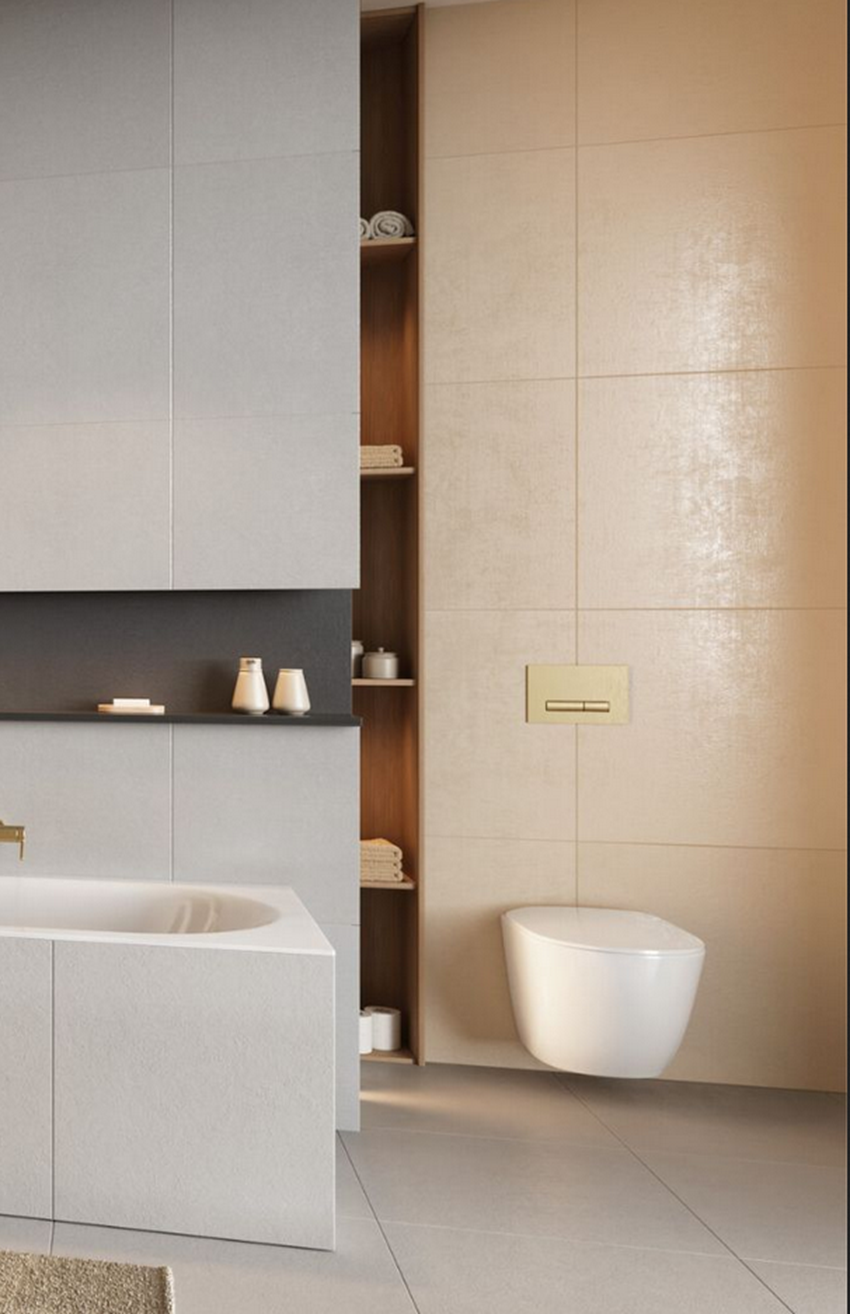 Miska WC bezrantowa 48 cm biały mat Excellent Luqa