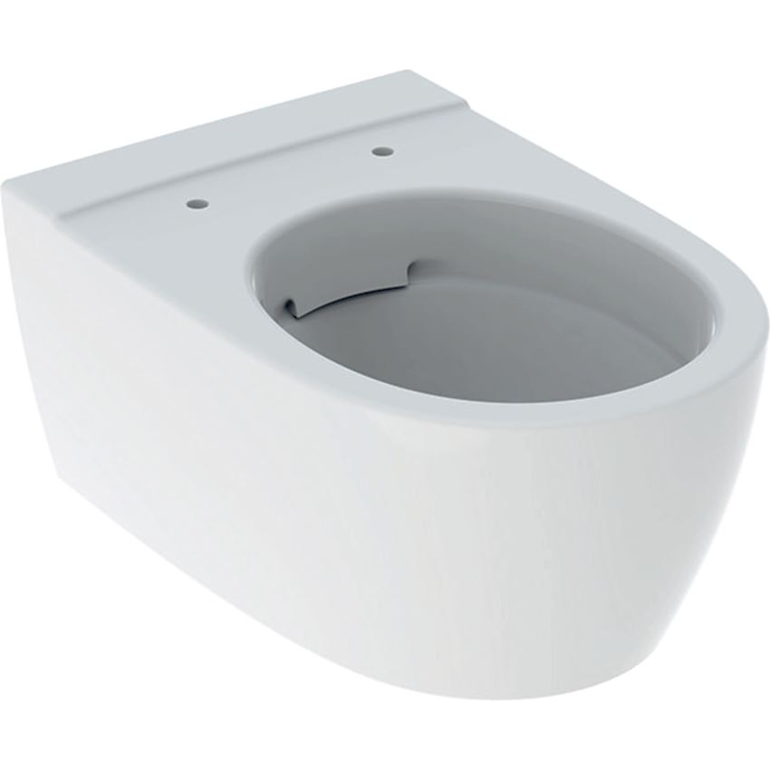 Miska WC wisząca Rimfree ukryte mocowania bez deski biała Geberit iCon