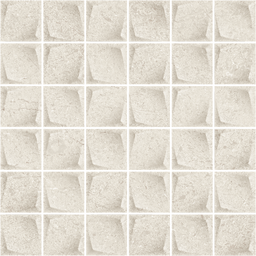 Mozaika 29,8x29,8 cm Paradyż Minimal Stone Grys Mozaika Prasowana K.4,8X4,8