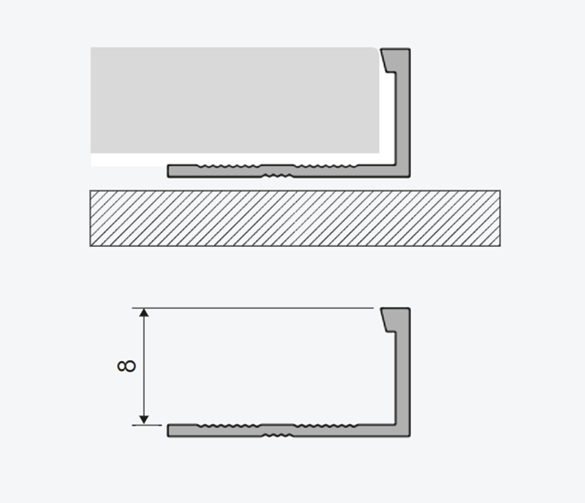 Profil Excellent LIPLAPEP.08/250 rys techniczny