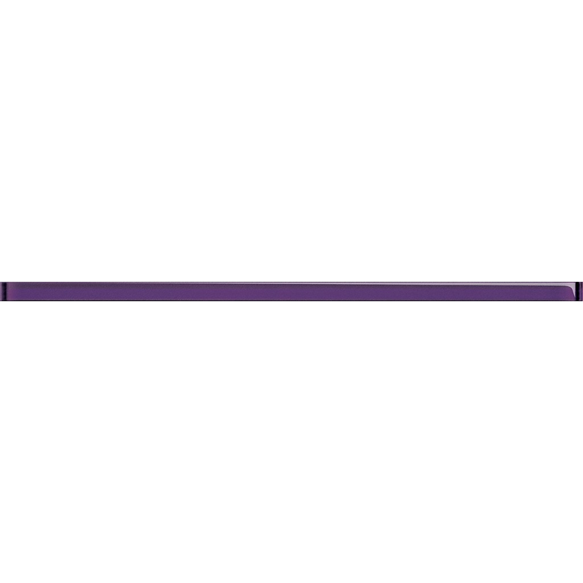 Listwa ścienna 2x60 cm Cersanit Glass violet border new