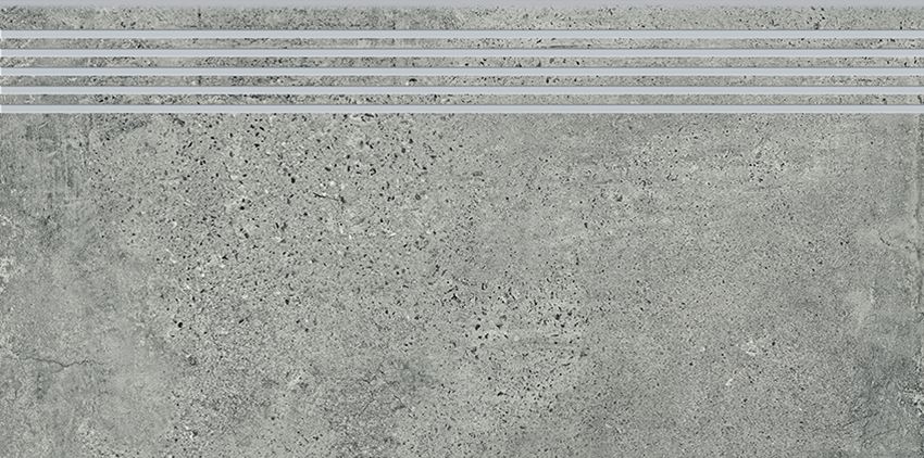 Płytka stopnicowa 29,8x59,8 cm Opoczno Newstone Grey Steptread
