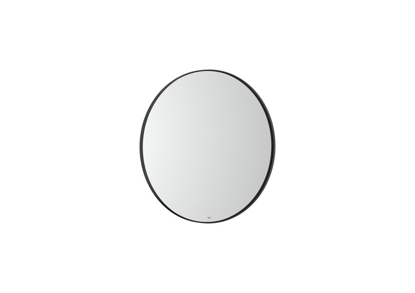 Lustro w ramie 60 cm czarne Roca Luna