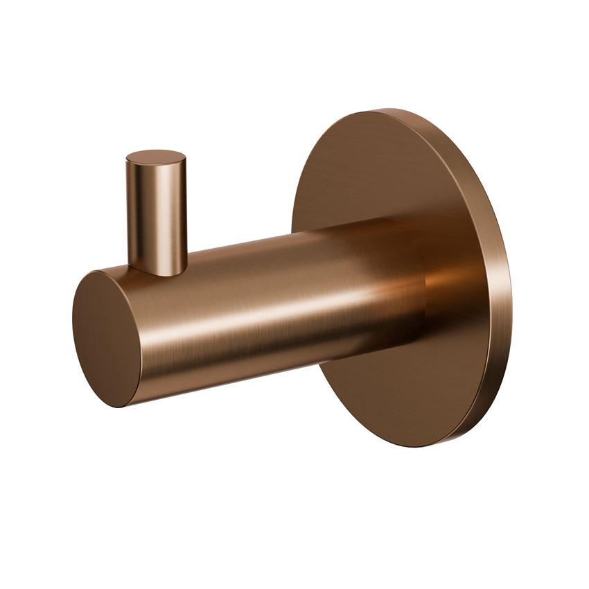 Wieszak na ręcznik pojedynczy brushed rose gold IÖ Luvia