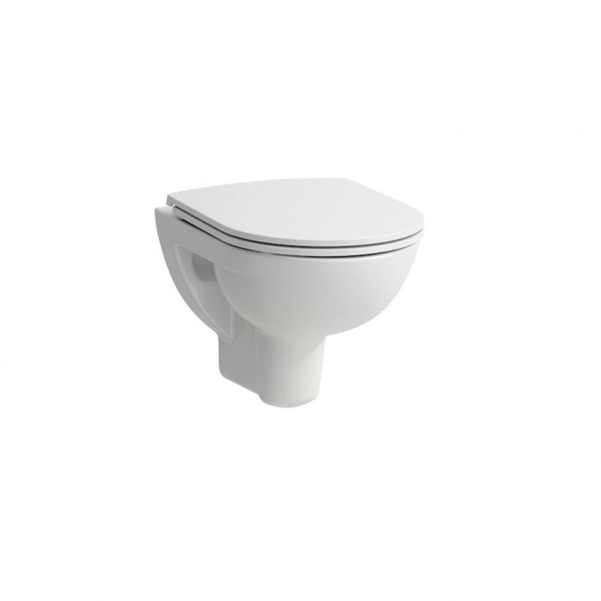 Miska WC podwieszana Rimless z deską 36x49 cm biała Laufen Pro B Rimless Compacto