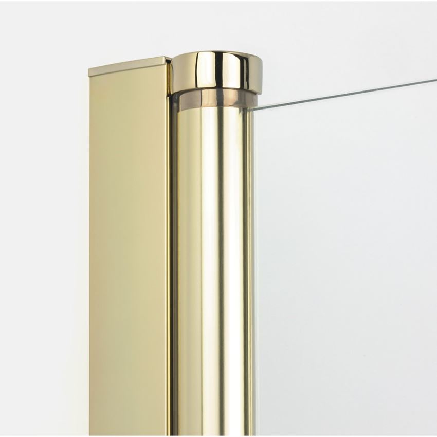 Drzwi prysznicowe prawe New Trendy New Soleo Light Gold