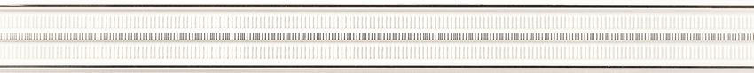 Listwa ścienna 74,8x7,2 cm Tubądzin Abisso white