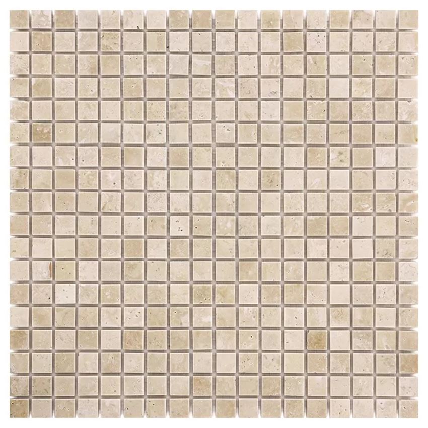Mozaika kamienna 30,5x30,5 cm Dunin Travertine White 15