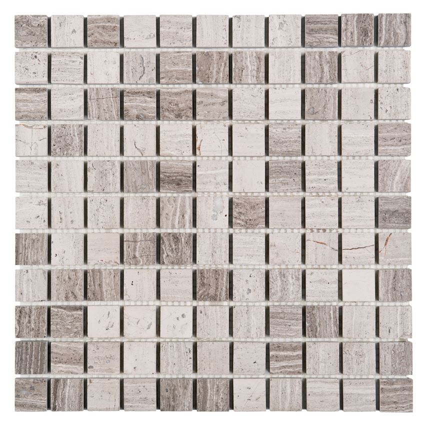 Mozaika kamienna 30,5x30,5 cm Dunin Woodstone Grey 25