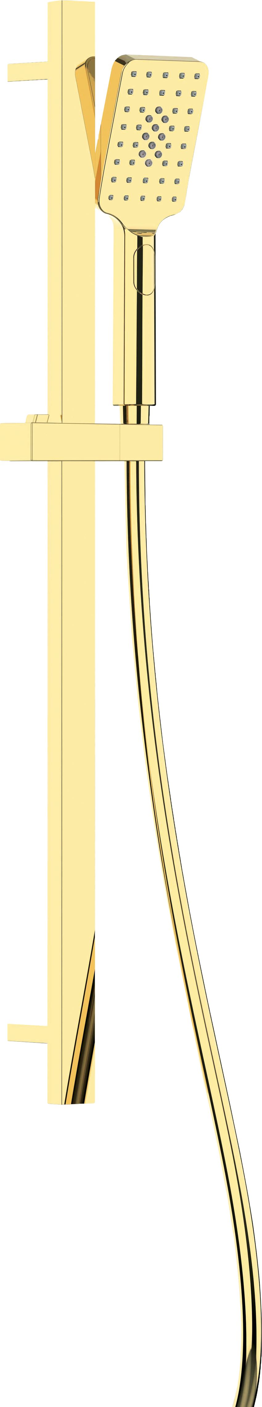 Zestaw prysznicowy 3-funkcyjny z drążkiem złoty Deante Alpinia