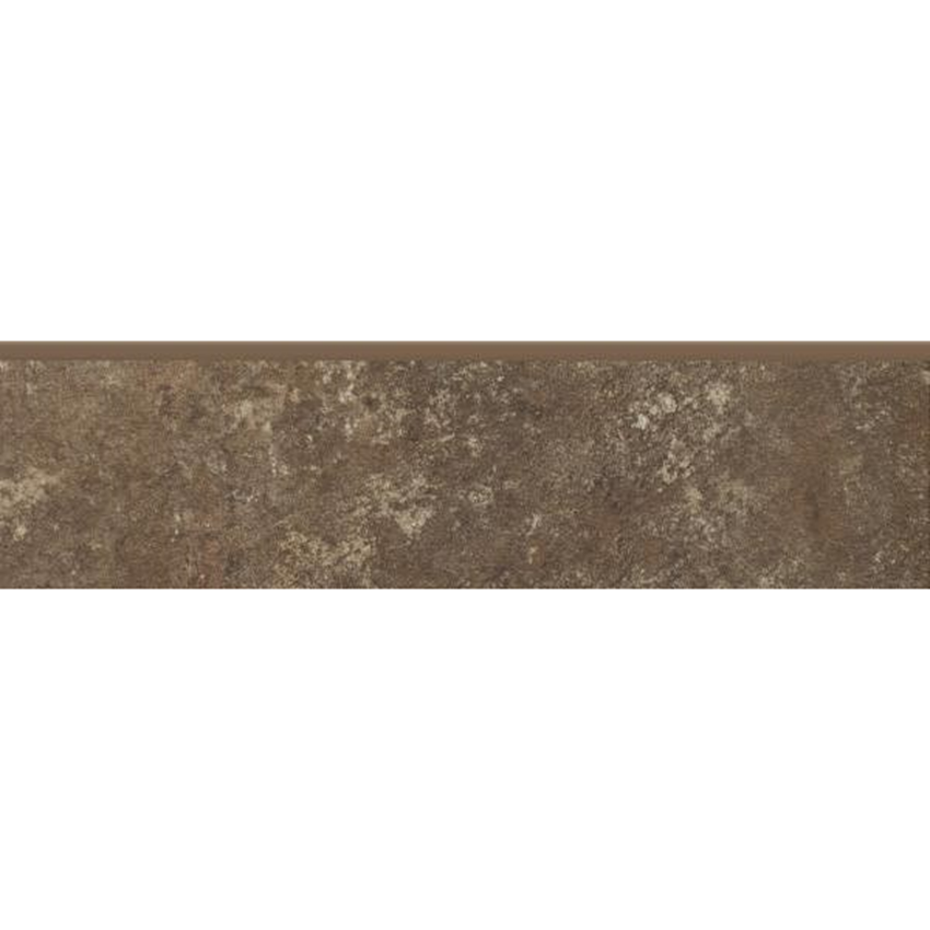 Płytka cokołowa gr. 8,5 mm 8,1x30 cm Paradyż Ilario Brown