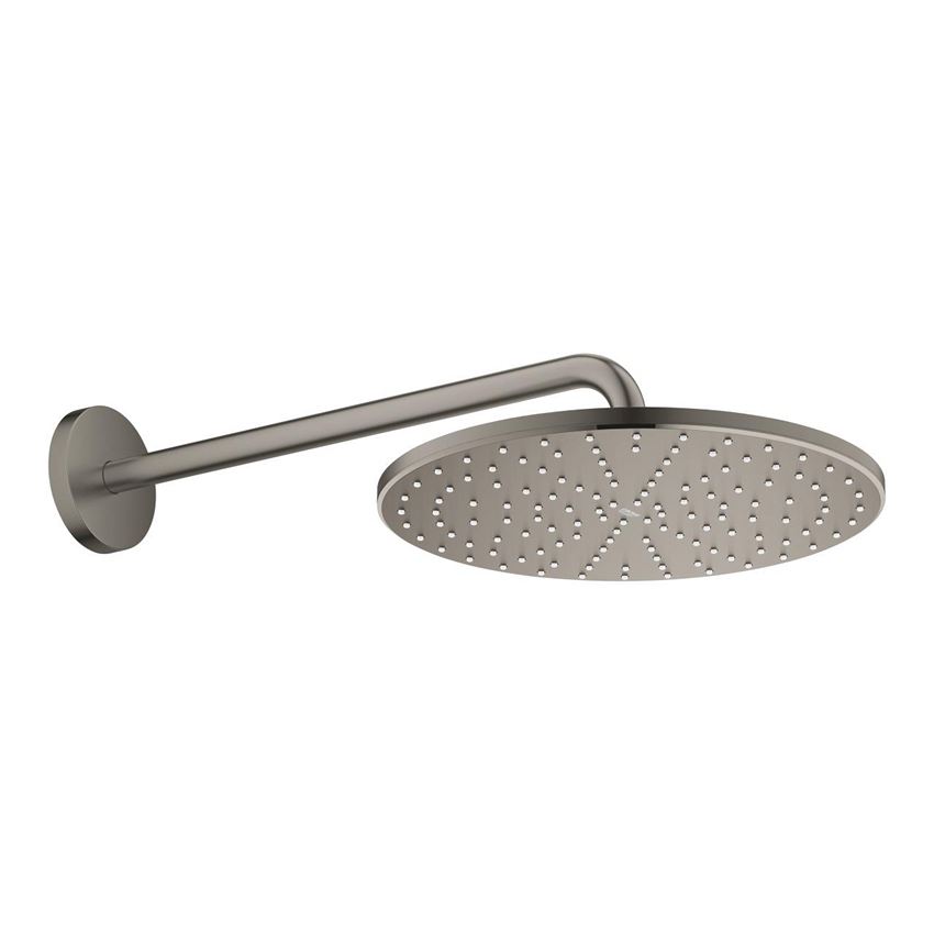 Deszczownica z ramieniem 42,2 cm 1 strumień brushed hard graphite Grohe Rainshower Mono 310