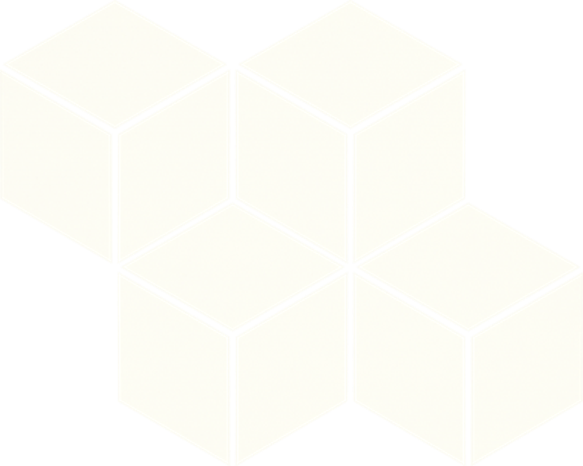 Paradyż Romb Hexagon Uniwersalna Mozaika Prasowana Bianco