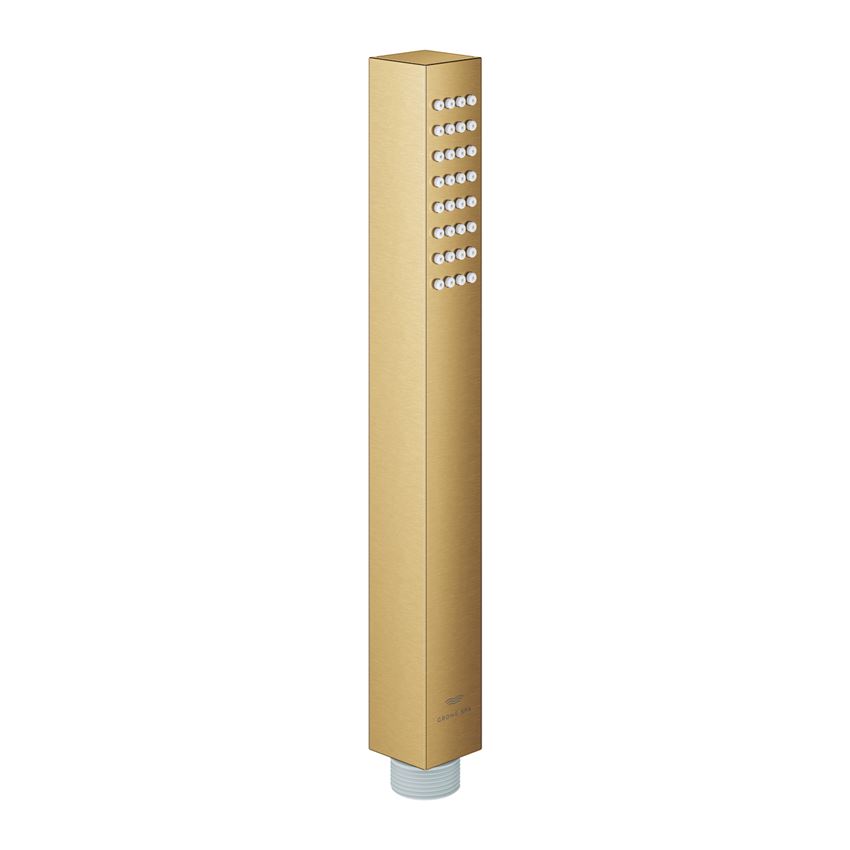 Jednostrumieniowy prysznic ręczny brushed cool sunrise Grohe Rainshower Aqua Cube Stick