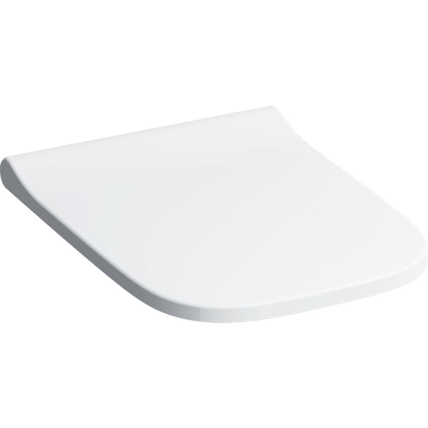 Deska WC wolnoopadająca Slim biały błyszczący Geberit Smyle Square
