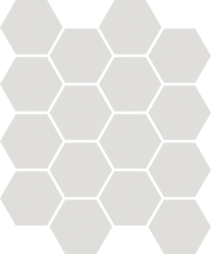 Paradyż Hexagon Uniwersalna Mozaika Prasowana Grys