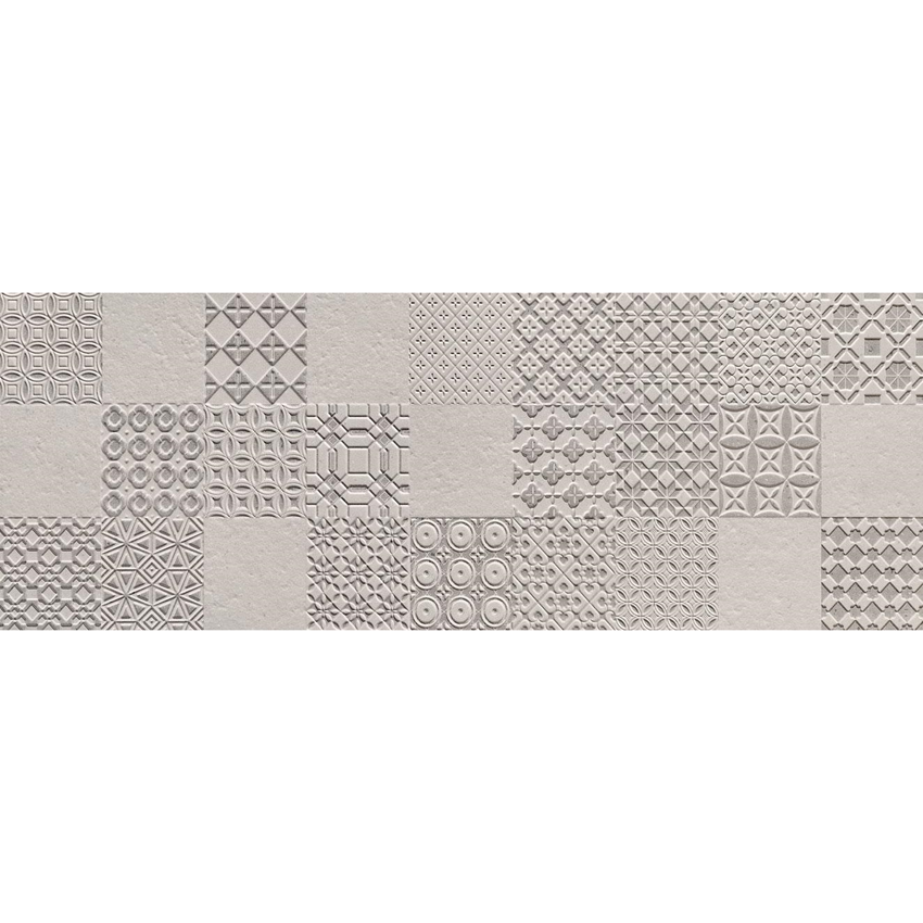 Dekor ścienny 89,8x32,8 cm Tubądzin Integrally grey