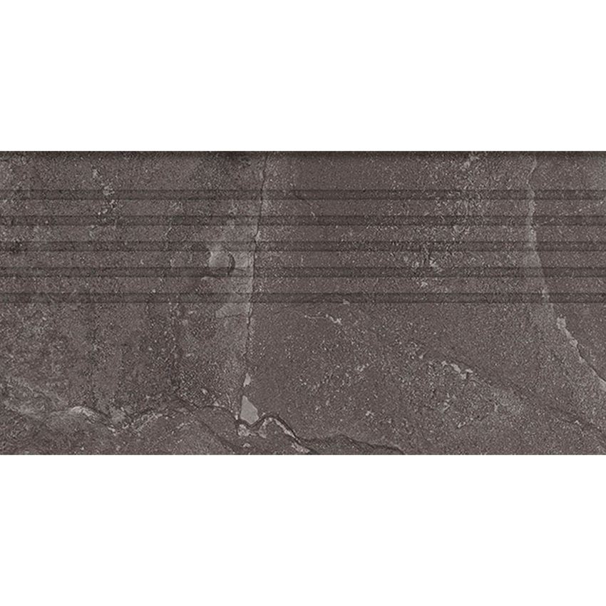 Płytka stopnicowa 29,6x59,8 cm Tubądzin Grand Cave graphite.jpg