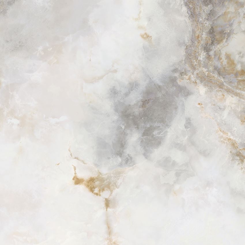 Płytka ścienno-podłogowa 79,8x79,8 cm Tubądzin Onice Bianco MAT