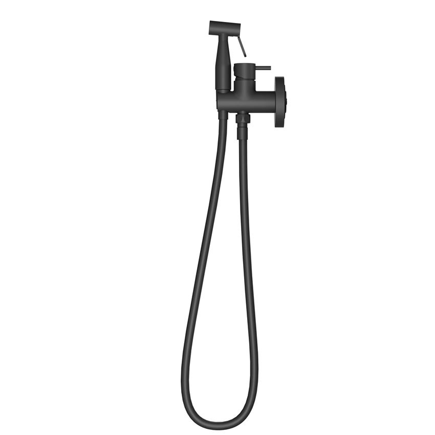 Bateria bidetowa podtynkowa z zestawem matt black IÖ Luvia