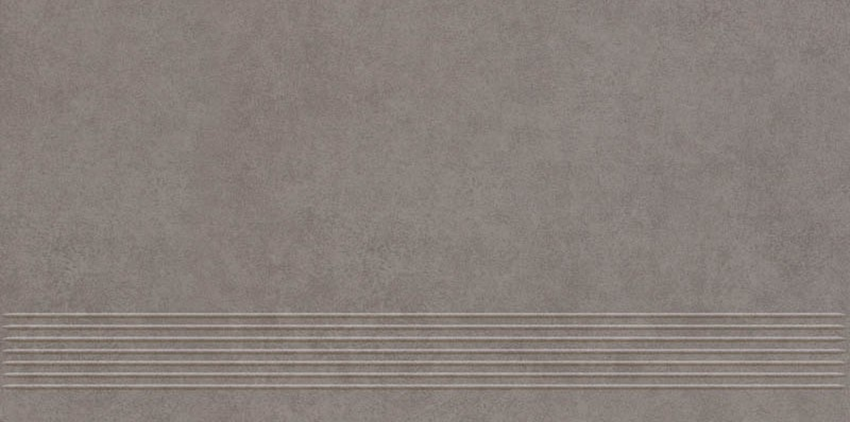 Płytka stopnicowa 29,8x59,8 cm Paradyż Intero Grys Mat