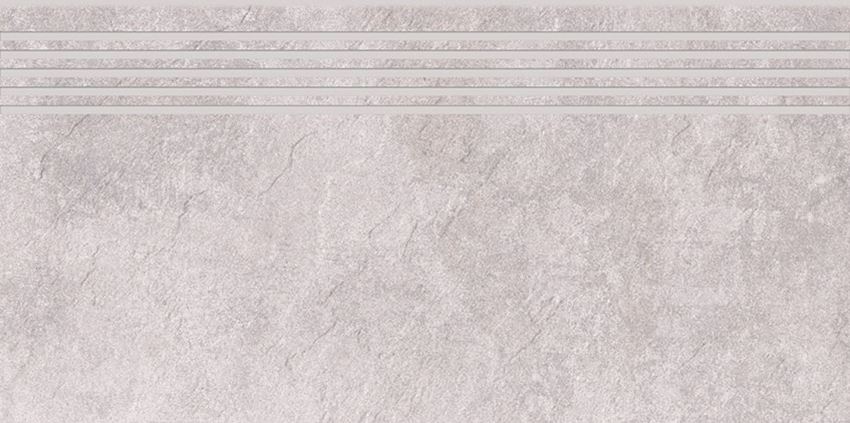 Płytka stopnicowa 29,8x59,8 cm Cersanit Morenci light grey
