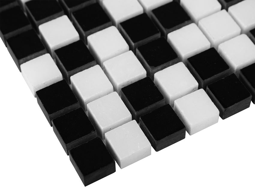 Mozaika kamienna 30,5x30,5 cm Dunin Black&White Pure Black mix 15
