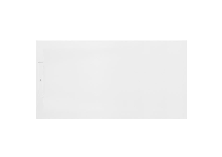 Brodzik prostokątny STONEX® z ukrytym odpływem 180x80x3,6 cm biały Roca Pyros