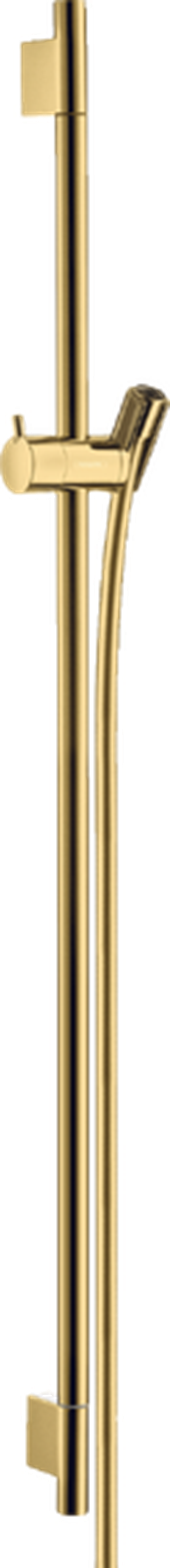 Drążek prysznicowy S Puro 90 cm z wężem złoty optyczny polerowany Hansgrohe Unica
