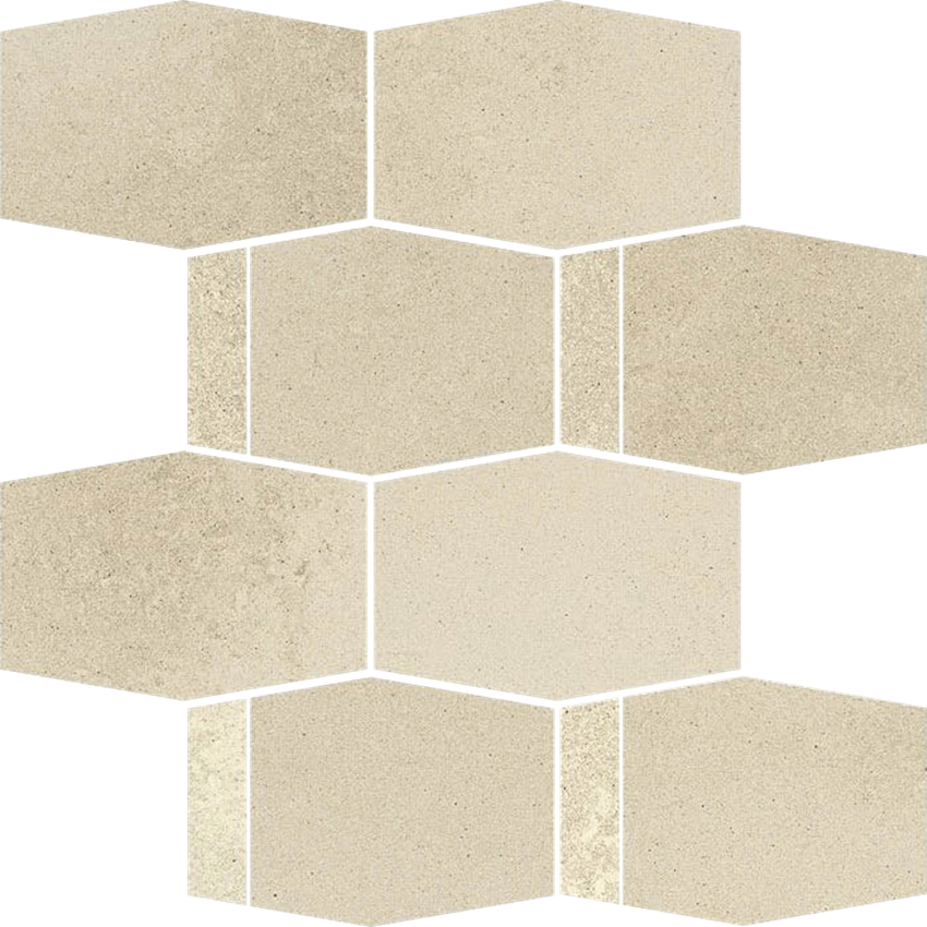 Paradyż Naturstone Beige Mozaika Cięta Hexagon Mix  23,3x28,6 cm