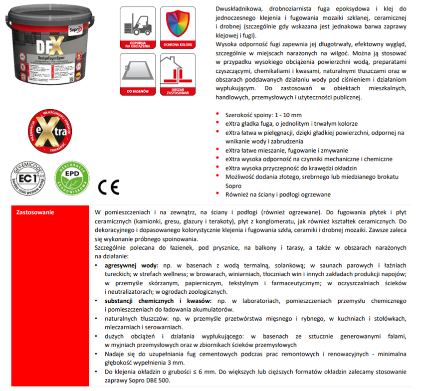 Sopro DFX 6HJ5609903 99 karta techniczna