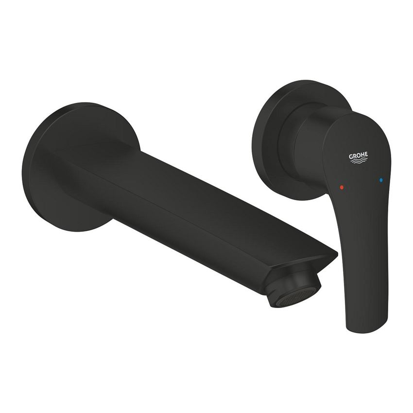 2-otworowa bateria umywalkowa rozmiar M matte black Grohe Eurosmart