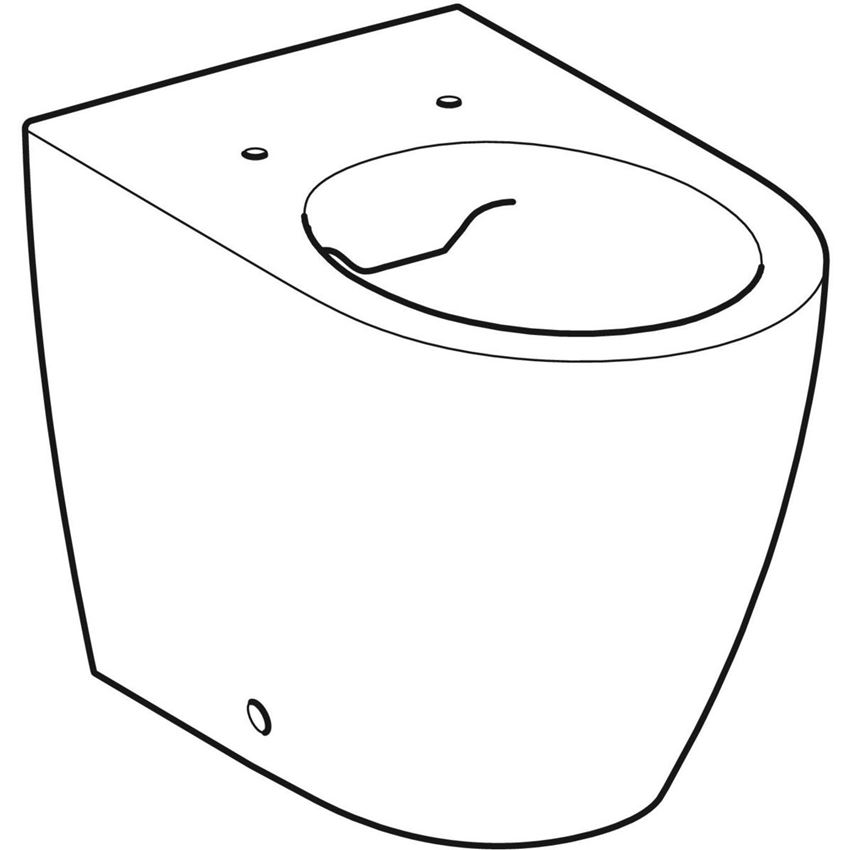 Miska WC stojąca Rimfree Geberit iCon rysunek