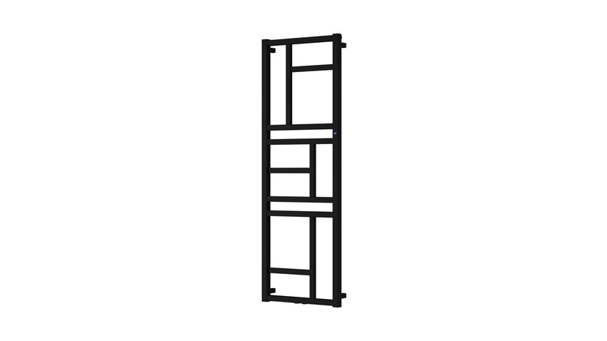 Grzejnik dekoracyjny 50x144 cm czarny Instal-Projekt Mondrian