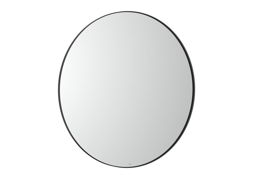 Lustro w ramie 100 cm czarne Roca Luna