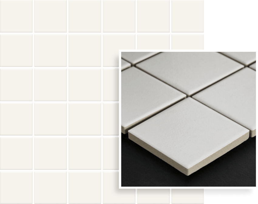 Mozaika 29,8x29,8 cm Paradyż Albir Bianco Mozaika Prasowana K.4,8X4,8