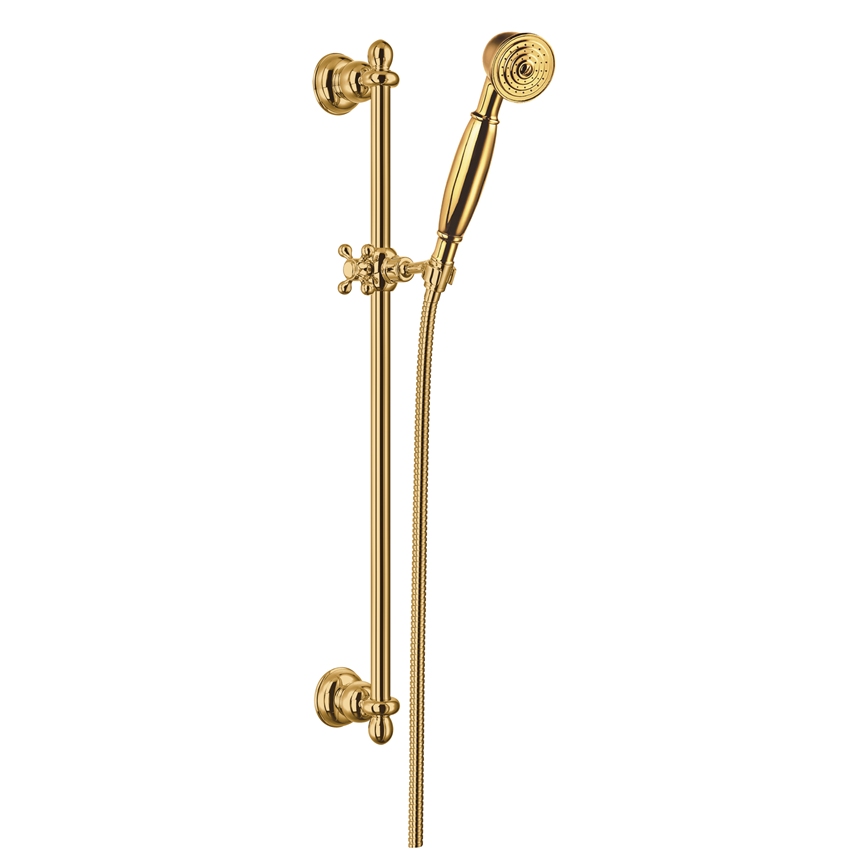 Zestaw prysznicowy suwany złoty Omnires Art Deco