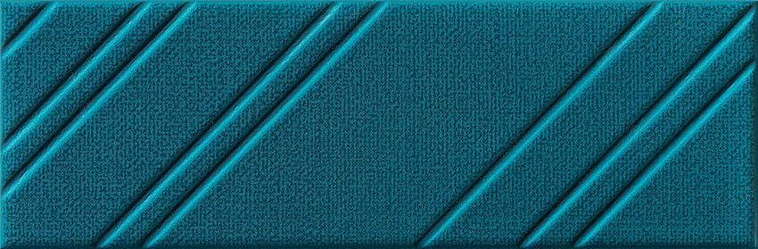 Płytka ścienna 6 różnych wzorów pakowanych losowo 23,7x7,8 cm Domino Nesi bar blue STR