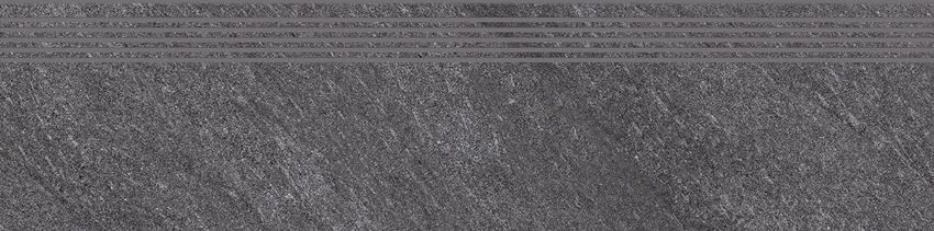Płytka stopnicowa 29,8x119,8 cm Cersanit Bolt dark grey