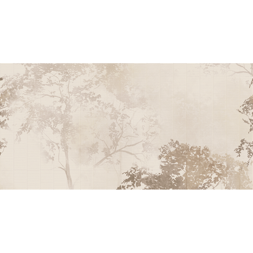 Dekor gresowy 59,8x119,8 cm Tubądzin Tropical Forest Left D